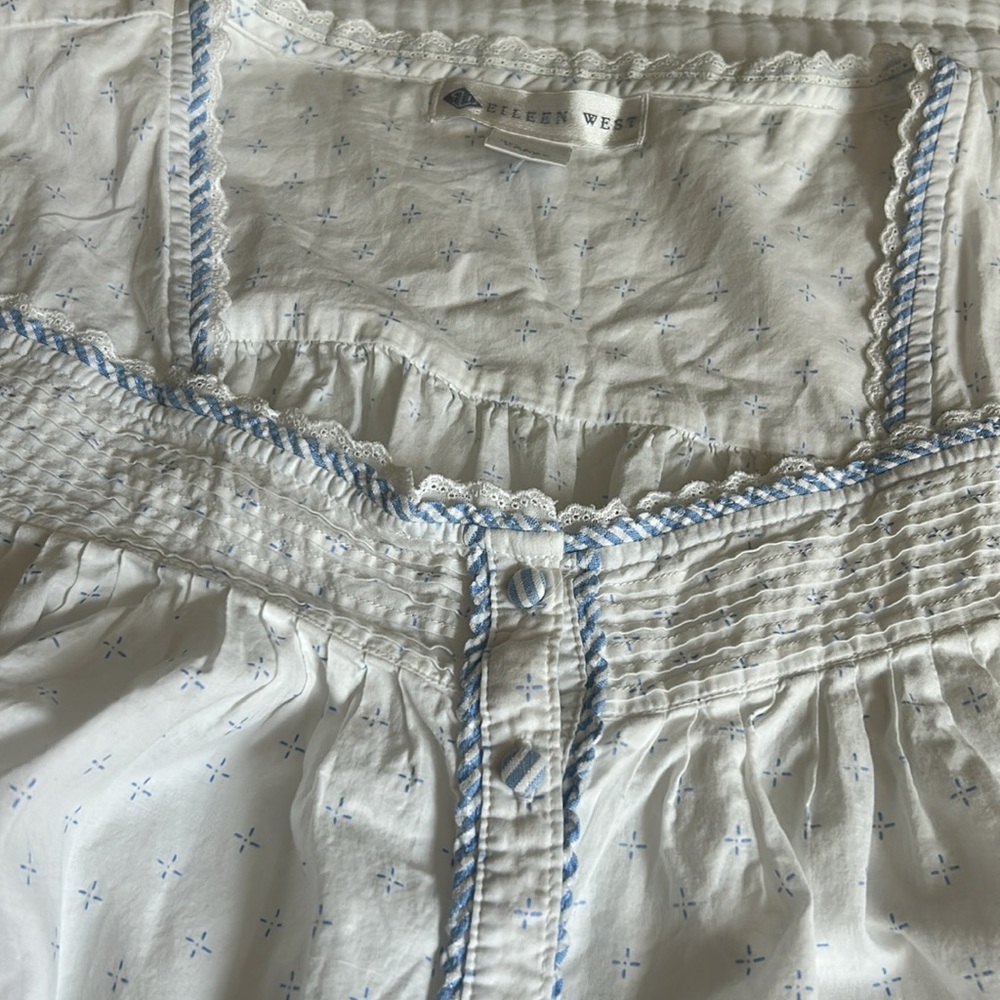 Eileen West Long Sleeve Cotton Nightgown - Picture 12 of 12